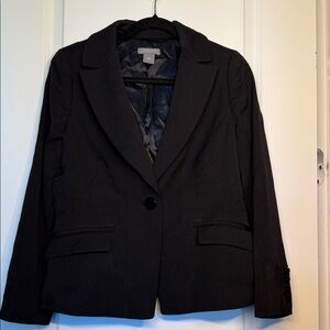 Ann Taylor Elegant Black Blazer Petite